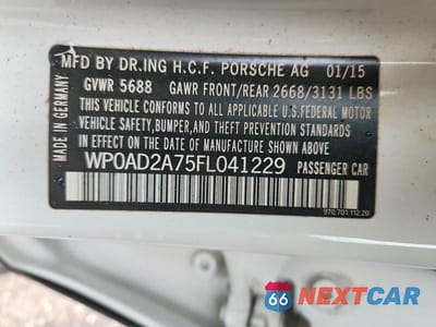 Zdjęcie 13 z 13 samochodu: 2015 PORSCHE PANAMERA SE HYBRID VIN:WP0AD2A75FL041229 - miniatura