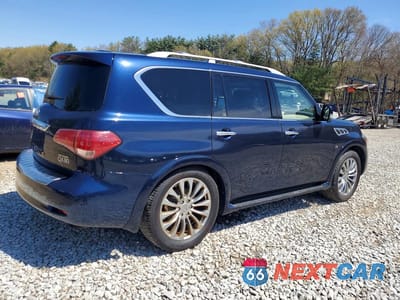 Trzecie zdjęcie samochodu z tyłu: 2015 INFINITI QX80 BASE VIN:JN8AZ2NEXF9087750 - miniatura
