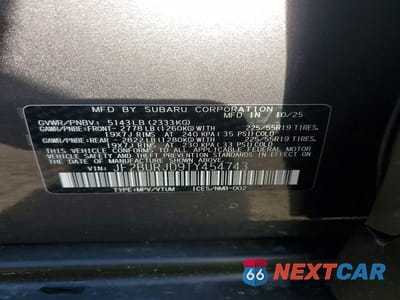 Zdjęcie 12 z 12 samochodu: 2026 SUBARU OUTBACK TOURING XT VIN:JF2BURJD9TY454743 - miniatura