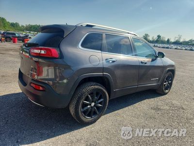 Trzecie zdjęcie samochodu z tyłu: 2016 JEEP CHEROKEE LIMITED VIN:1C4PJMDB3GW202465 - miniatura