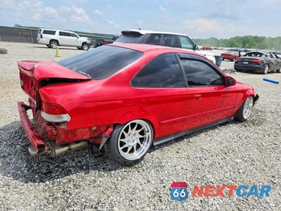 Trzecie zdjęcie samochodu z tyłu: 2000 HONDA CIVIC EX VIN:1HGEJ8142YL062045 - miniatura