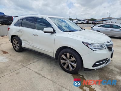 Czwarte zdjęcie samochodu z boku: 2016 ACURA MDX ADVANCE VIN:5FRYD3H97GB014953 - miniatura
