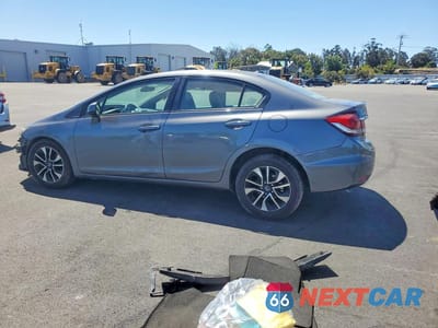 Drugie zdjęcie samochodu z przodu: 2013 HONDA CIVIC EXL VIN:19XFB2F99DE281444 - miniatura