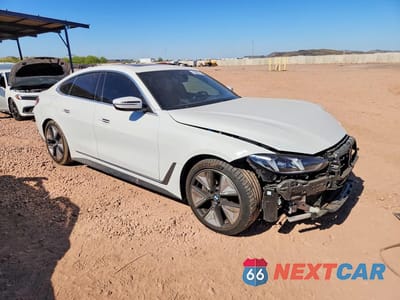 Czwarte zdjęcie samochodu z boku: 2025 BMW I4 EDRIVE 40 VIN:WBY23HD05SFU10865 - miniatura