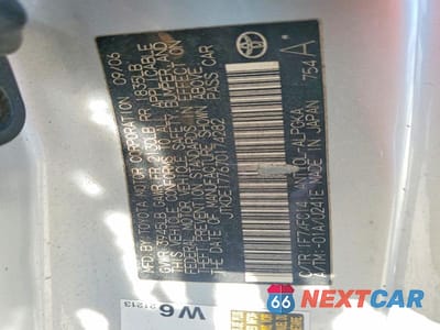 Zdjęcie 12 z 12 samochodu: 2007 SCION TC BASE VIN:JTKDE177670174282 - miniatura