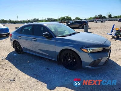 Czwarte zdjęcie samochodu z boku: 2022 HONDA CIVIC SPORT VIN:2HGFE2F58NH501264 - miniatura
