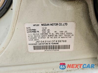 Zdjęcie 12 z 12 samochodu: 2003 NISSAN MAXIMA GXE VIN:JN1DA31A13T439768 - miniatura