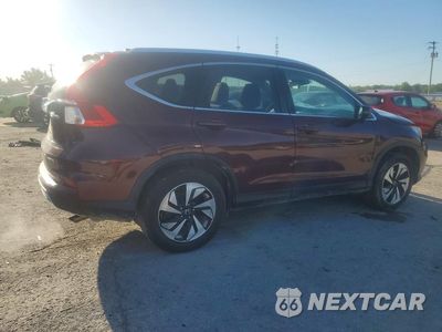 Trzecie zdjęcie samochodu z tyłu: 2016 HONDA CR-V TOURING VIN:5J6RM4H94GL124989 - miniatura