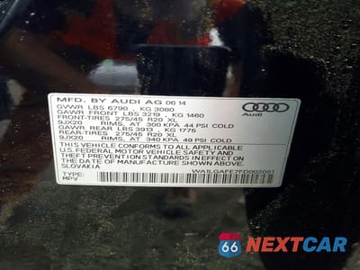 Zdjęcie 13 z 13 samochodu: 2015 AUDI Q7 PREMIUM PLUS VIN:WA1LGAFE7FD002051 - miniatura