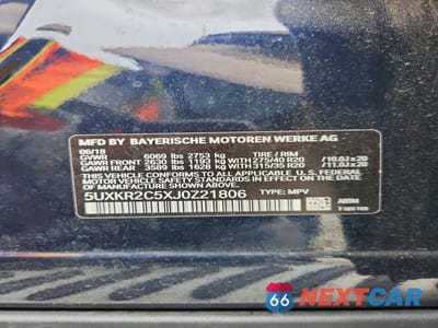 Zdjęcie 13 z 13 samochodu: 2018 BMW X5 SDRIVE35I VIN:5UXKR2C5XJ0Z21806 - miniatura