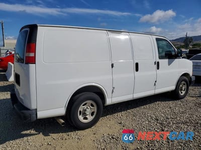 Trzecie zdjęcie samochodu z tyłu: 2008 CHEV EXPRESS G1500 VIN:1GCFG15X281104707 - miniatura
