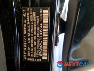 Zdjęcie 12 z 12 samochodu: 2014 PORSCHE PANAMERA 2 VIN:WP0AA2A73EL005644 - miniatura