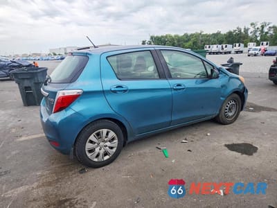 Trzecie zdjęcie samochodu z tyłu: 2014 TOYOTA YARIS 5-DOOR LE VIN:JTDKTUD3XED582765 - miniatura