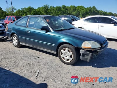Czwarte zdjęcie samochodu z boku: 1998 HONDA CIVIC EX VIN:1HGEJ8248WL104326 - miniatura
