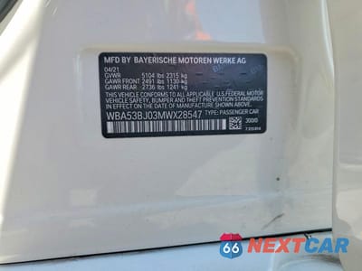 Zdjęcie 13 z 13 samochodu: 2021 BMW 540 I VIN:WBA53BJ03MWX28547 - miniatura
