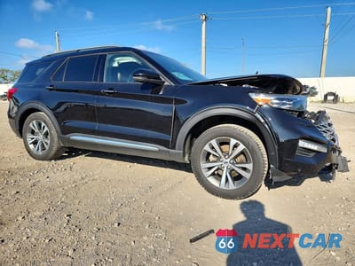 Czwarte zdjęcie samochodu z boku: 2020 FORD EXPLORER PLATINUM VIN:1FM5K8HC4LGA16285 - miniatura