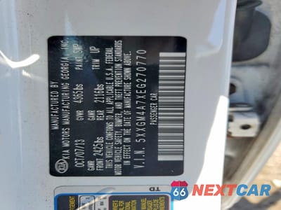 Zdjęcie 12 z 12 samochodu: 2014 KIA OPTIMA LX VIN:5XXGM4A7XEG270770 - miniatura