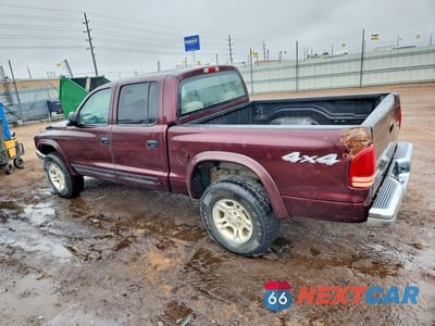 Drugie zdjęcie samochodu z przodu: 2004 DODGE DAKOTA QUAD SLT VIN:1D7HG48NX4S556273 - miniatura