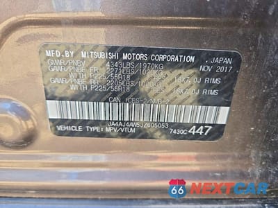 Zdjęcie 13 z 13 samochodu: 2018 MITSUBISHI RVR SE LIMITED VIN:JA4AJ4AW5JZ605053 - miniatura