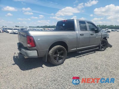 Trzecie zdjęcie samochodu z tyłu: 2012 DODGE RAM 1500 ST VIN:1C6RD6FT2CS331307 - miniatura