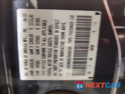 Zdjęcie 12 z 12 samochodu: 2007 HONDA ACCORD EX VIN:1HGCM66837A094320 - miniatura