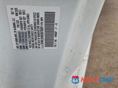 Zdjęcie 13 z 13 samochodu: 2014 HONDA ODYSSEY TOURING VIN:5FNRL5H95EB078829 - miniatura