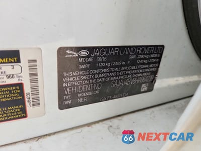 Zdjęcie 12 z 12 samochodu: 2017 JAGUAR XE PREMIUM VIN:SAJAJ4BV8HA964239 - miniatura