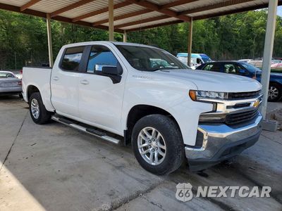 Czwarte zdjęcie samochodu z boku: 2020 CHEVROLET SILVERADO C1500 LT VIN:3GCPWCETXLG255630 - miniatura