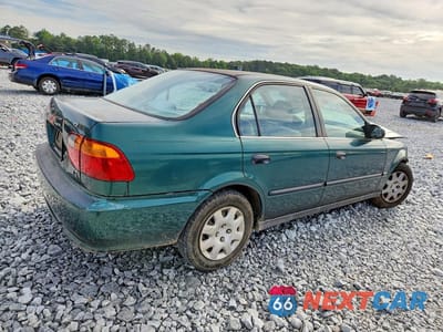 Trzecie zdjęcie samochodu z tyłu: 2000 HONDA CIVIC LX VIN:1HGEJ6675YL027717 - miniatura