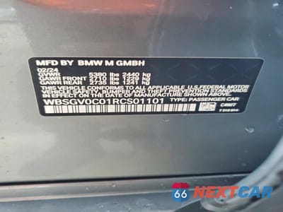 Zdjęcie 12 z 12 samochodu: 2024 BMW M8 VIN:WBSGV0C01RCS01101 - miniatura