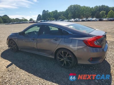 Drugie zdjęcie samochodu z przodu: 2019 HONDA CIVIC SPORT VIN:19XFC2F81KE037546 - miniatura
