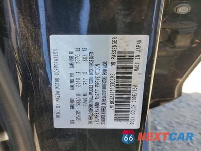 Zdjęcie 12 z 12 samochodu: 2005 MAZDA 3 S VIN:JM1BK323251330395 - miniatura