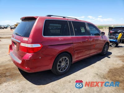 Trzecie zdjęcie samochodu z tyłu: 2006 HONDA ODYSSEY TOURING VIN:5FNRL38856B063096 - miniatura