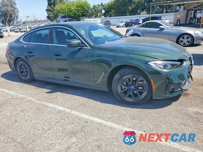 Czwarte zdjęcie samochodu z boku: 2024 BMW I4 EDRIVE 35 VIN:WBY43AW04RFT39696 - miniatura