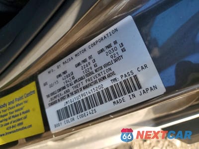 Zdjęcie 12 z 12 samochodu: 2016 MAZDA 6 SPORT VIN:JM1GJ1U59G1415202 - miniatura