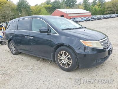 Czwarte zdjęcie samochodu z boku: 2012 HONDA ODYSSEY EXL VIN:5FNRL5H64CB002358 - miniatura