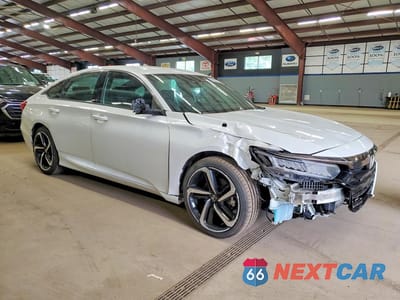Czwarte zdjęcie samochodu z boku: 2022 HONDA ACCORD SPORT VIN:1HGCV1F36NA091381 - miniatura
