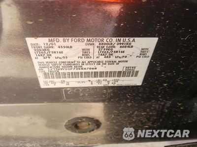 Zdjęcie 12 z 12 samochodu: 2002 FORD F250 SUPER DUTY VIN:1FTNW20F72EB67868 - miniatura