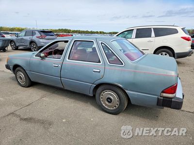 Drugie zdjęcie samochodu z przodu: 1984 FORD TEMPO GL VIN:2FABP22RXEB201668 - miniatura