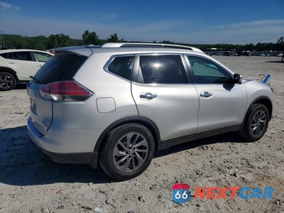 Trzecie zdjęcie samochodu z tyłu: 2016 NISSAN ROGUE SL VIN:5N1AT2MT0GC734489 - miniatura