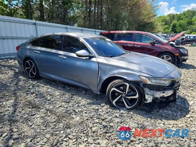 Czwarte zdjęcie samochodu z boku: 2020 HONDA ACCORD SPORT VIN:1HGCV1F35LA152183 - miniatura