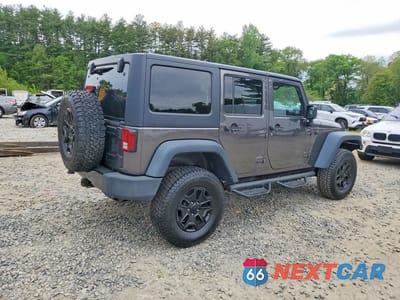 Trzecie zdjęcie samochodu z tyłu: 2014 JEEP WRANGLER UNLIMITED SPORT VIN:1C4BJWDGXEL267801 - miniatura