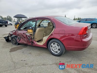 Drugie zdjęcie samochodu z przodu: 2003 HONDA CIVIC LX VIN:2HGES16503H549580 - miniatura