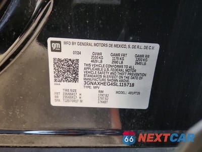 Zdjęcie 13 z 13 samochodu: 2025 CHEVROLET EQUINOX LT VIN:3GNAXHEG4SL115718 - miniatura