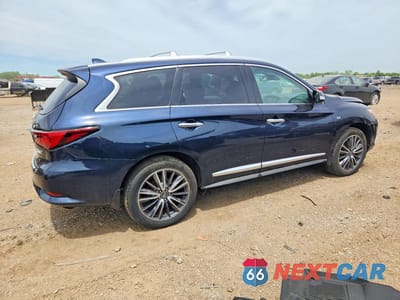 Trzecie zdjęcie samochodu z tyłu: 2020 INFINITI QX60 LUXE VIN:5N1DL0MM2LC517028 - miniatura
