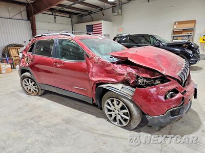 Czwarte zdjęcie samochodu z boku: 2017 JEEP CHEROKEE LIMITED VIN:1C4PJMDB4HD226786 - miniatura
