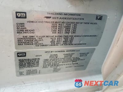 Zdjęcie 12 z 12 samochodu: 2026 GMC SIERRA K1500 SLT VIN:1GTUUDED2TZ217378 - miniatura