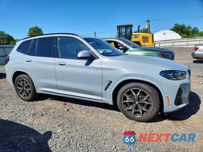 Czwarte zdjęcie samochodu z boku: 2024 BMW X3 XDRIVE30I VIN:WBX57DP09RN266263 - miniatura