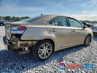 Trzecie zdjęcie samochodu z tyłu: 2010 LEXUS HS 250H VIN:JTHBB1BA8A2010990 - miniatura