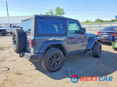Trzecie zdjęcie samochodu z tyłu: 2022 JEEP WRANGLER SPORT VIN:1C4GJXAG5NW250208 - miniatura